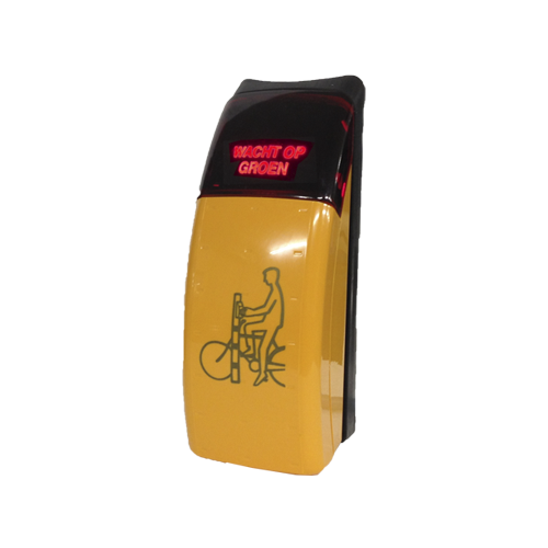 Drukknop Touch 'Wacht op Groen'
Spanning terugsignalering:42Vac
Afbeelding: Fietser