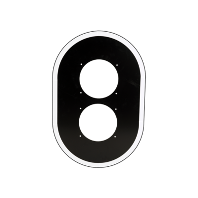 Achtergrondschild 2-voudig