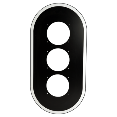 Achtergrondschild 3-voudig