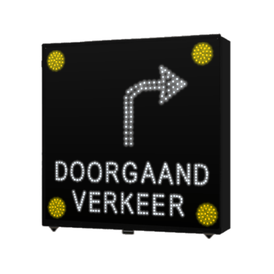 Doorgaand verkeer signaalgever