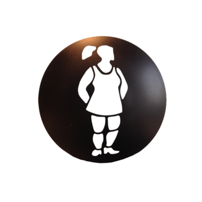 Sjabloon voetganger "Sophie" stilstaand tbv LED module