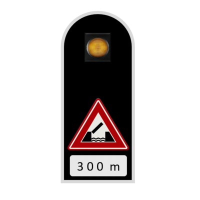 VWS Futurlina 1x300mm met achtergrondschild